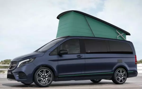 MERCEDES-BENZ MARCO POLO 250 d 4MATIC - modrá (vůz č. 1)