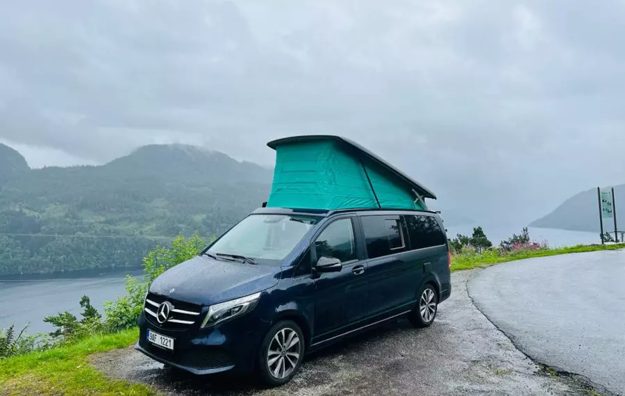 Nodré Mercedes-Benz Marco Polo - výlet Norsko