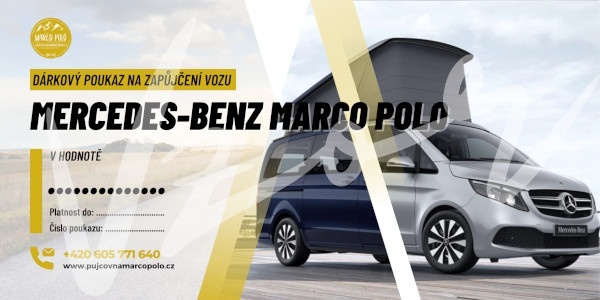 Dárkový poukaz Mercedes-Benz Marco Polo na určitou cenu