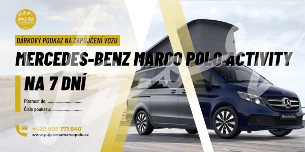 Dárkový poukaz Mercedes-Benz Marco Polo na určitý počet dní